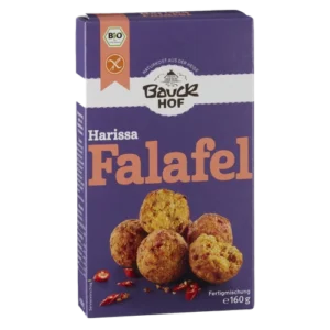 Bauckhof Bio Harissa Falafel - gluténmentes 160g