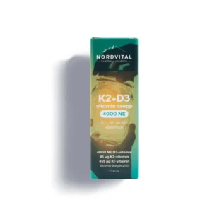 Nordvital D3+K2 csepp 30 ml 60 adag