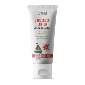 Wooden Spoon Bio naptej és testápoló SPF 50 (100 ml)